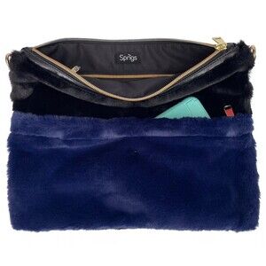 Sprigs Two Toned Luxurious Faux Hand Bag